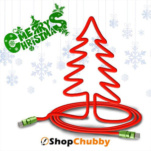 「Chubby Christmas」クリスマス特別高速充電ケーブル
