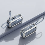 "Cyber" 3-In-1 5000mAh Mini Power Bank with Rotating Foldable Interface