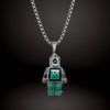 DIY レインボー ロボット ネックレス - D