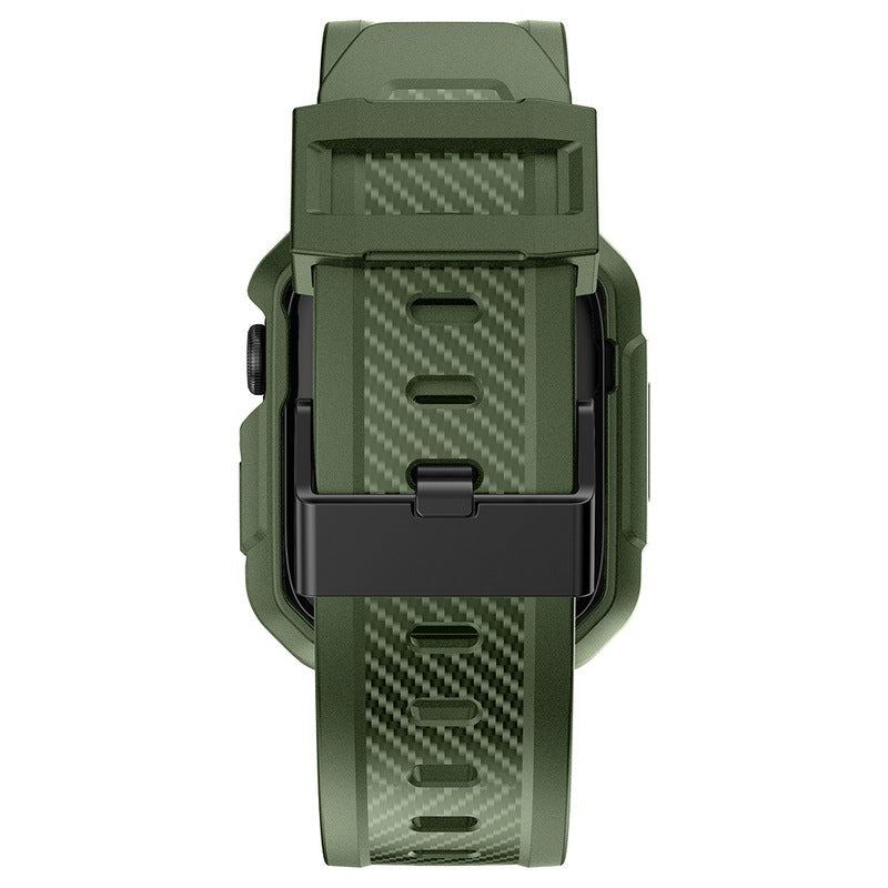 High-Grade Refined Carbon Fiber Case Integrated Band for Apple Watch