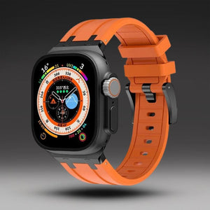 Apple Watch用高級リキッドシリコンバンド