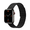 Apple Watch用「マグネットバンド」コントラスト防水シリコンバンド - 黒