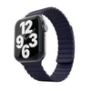 Apple Watch用「マグネットバンド」コントラスト防水シリコンバンド - 濃紺