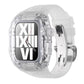 Apple Watch用バタフライバックル付き44/45mm透明Vitonコンバージョンケース
