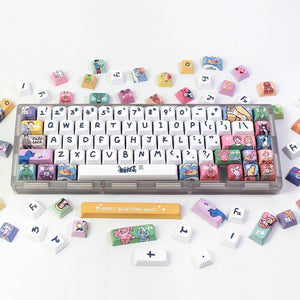 「チャビーキーキャップ」XDAメカニカルキーボードキーキャップセット - スプレーテーマ