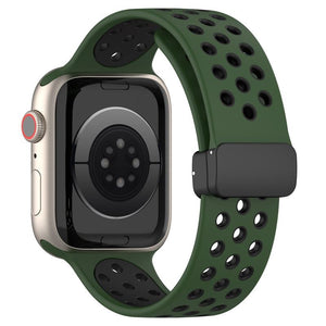 「通気性バンド」Apple Watch用放熱シリコンバンド