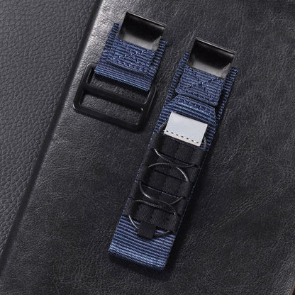 20mm &amp; 26mm アウトドア用通気性ナイロンキャンバスストラップ Samsung/Garmin/Fossil/その他