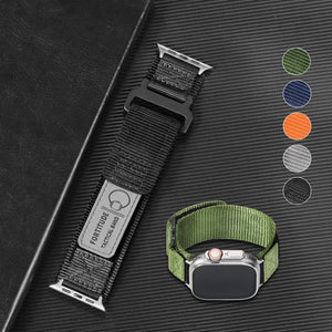 「スポーツウォッチバンド」Apple Watch用通気性・調節可能ナイロンバンド