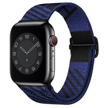 Apple Watch用「調節可能なバンド」ナイロン編みバンド