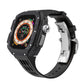 Apple Watch Ultra用「メカニカルバンド」カーボンファイバー一体型フッ素エラストマーケース