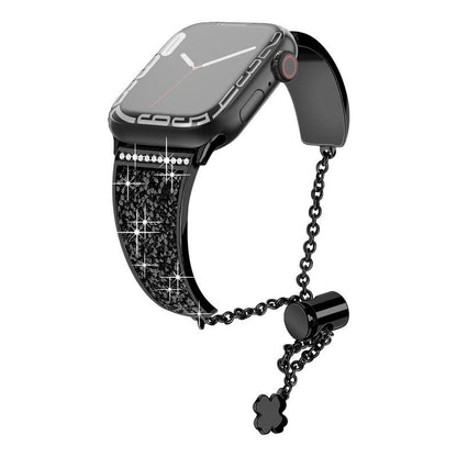 Apple Watch用「スパークリングバンド」調節可能なメタルバンド