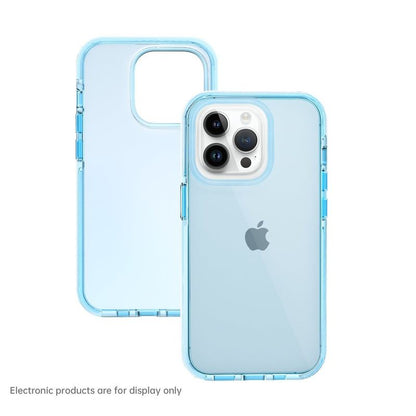 カラフルで透明な耐衝撃フルカバーiPhoneケース