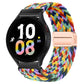 20mm &amp; 22mm レインボーナイロン織りマグネット式ウォッチストラップ（Samsung/Garmin/Fossil/その他対応） 