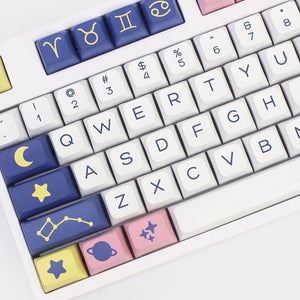 「チャビーキーキャップ」XDAメカニカルキーボードキーキャップセット - 星座テーマ