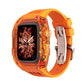 Apple Watch用バタフライバックル付き44/45mm透明Vitonコンバージョンケース