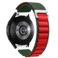 18mm &amp; 20mm &amp; 22mm アルパインカラーブロッキングナイロンウェビング Samsung/Garmin/Fossil/その他用