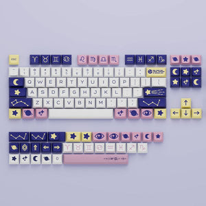 「チャビーキーキャップ」XDAメカニカルキーボードキーキャップセット - 星座テーマ