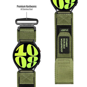 20mm アウトドア用ナイロンキャンバスループ（Samsung/Garmin/Fossil/その他対応） 