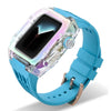 44/45mm ファッションイリュージョンワンピース Apple Watch用保護ケース - 青い