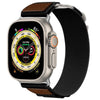 Apple Watch用「アウトドアバンド」アルパインナイロンスポーツバンド（レザー付き）  - 黒1