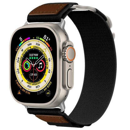 Apple Watch用「アウトドアバンド」アルパインナイロンスポーツバンド（レザー付き） 