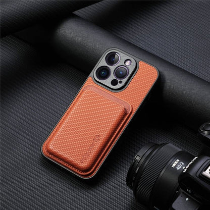 Magsafe磁気カードホルダー付きレザーiPhoneケース