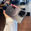 「チャビー」マットグラデーション MagSafe iPhone ケース - 黒