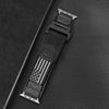 「スポーツウォッチバンド」Apple Watch用通気性・調節可能ナイロンバンド - 黒2