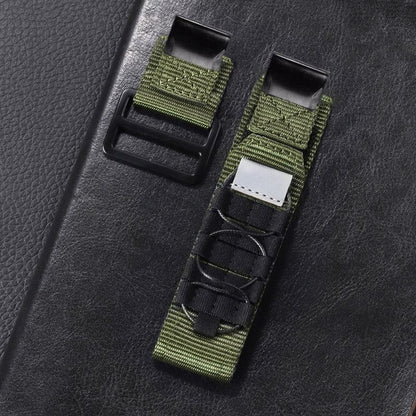 20mm &amp; 26mm アウトドア用通気性ナイロンキャンバスストラップ Samsung/Garmin/Fossil/その他