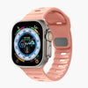 Apple Watch用「スポーツ通気性バンド」シリコンバンド - ピンク
