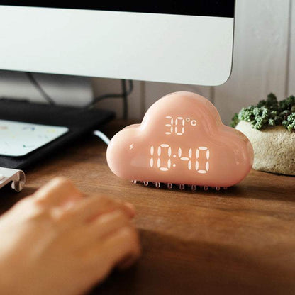 「Chubby」時間と温度を表示するLEDデジタルアラームクロック