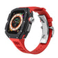 Apple Watch Ultra用「メカニカルバンド」カーボンファイバー一体型フッ素エラストマーケース
