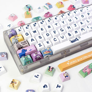 「チャビーキーキャップ」XDAメカニカルキーボードキーキャップセット - スプレーテーマ