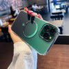 「チャビー」マットグラデーション MagSafe iPhone ケース - 緑