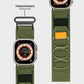 Apple Watch用「アウトドアバンド」登山用ナイロンキャンバスバンド
