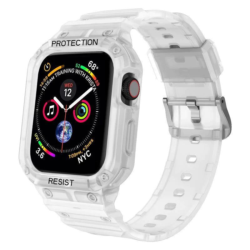 One-Piece Band Chic Silicone Sports Strap For Apple Watch