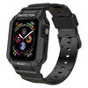 Apple Watch用「ワンピースバンド」シックなシリコンスポーツバンド - T5-ブラック