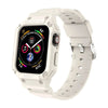 Apple Watch用「ワンピースバンド」シックなシリコンスポーツバンド - T5-ホワイト