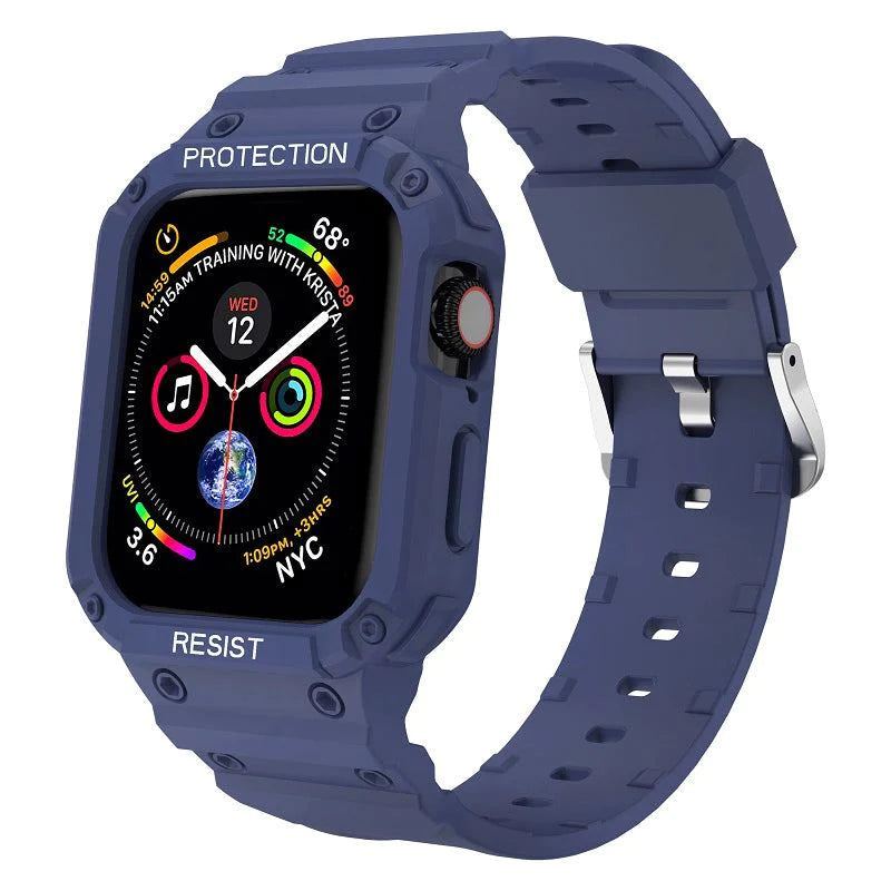 One-Piece Band Chic Silicone Sports Strap For Apple Watch