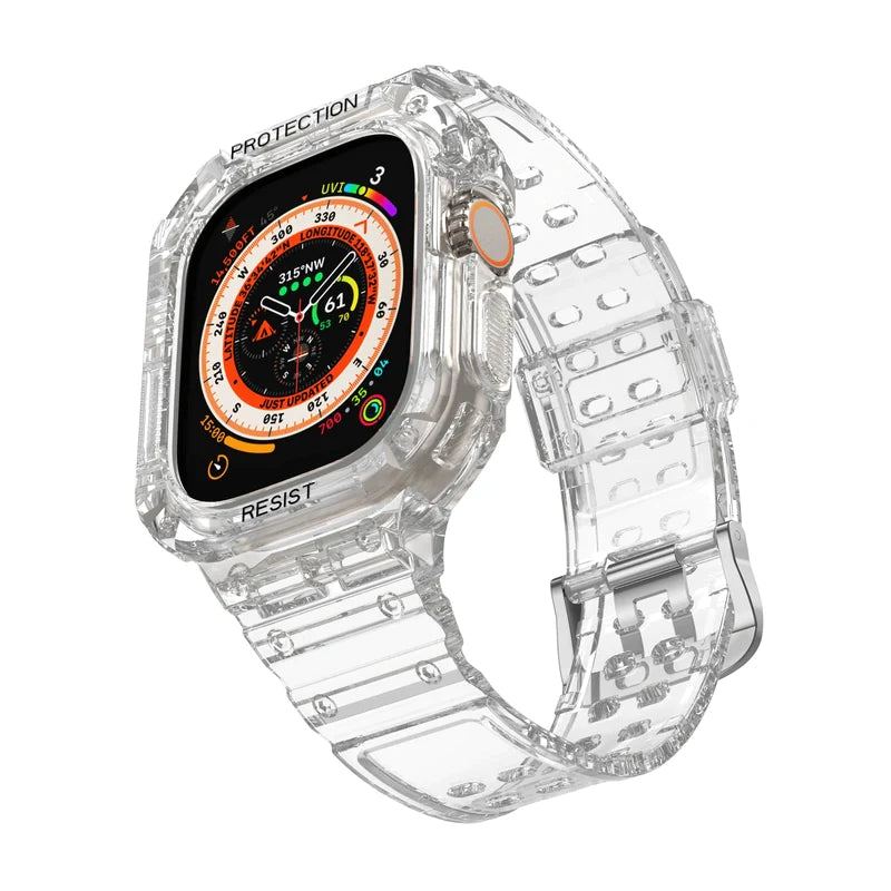 One-Piece Band Chic Silicone Sports Strap For Apple Watch