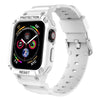 Apple Watch用「ワンピースバンド」シックなシリコンスポーツバンド - T5-ピュアホワイト