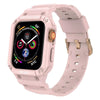 Apple Watch用「ワンピースバンド」シックなシリコンスポーツバンド - T5-ピンク