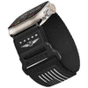 「アウトドアクライミングバンド」Apple Watch用精巧に編まれたナイロンバンド - ブラック+ブラック