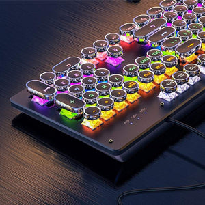 「Vibe」レトロパンク有線ゲーミングキーボード