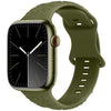 「ローズフレキシブルバンド」Apple Watch用通気性シリコンバンド - オリーブグリーン