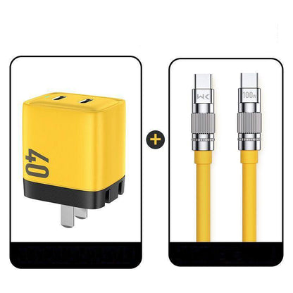 「Chubby」GaNデュアルポートミニ急速充電器