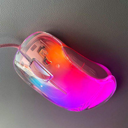 「Vibe」カラフル透明ゲーミングマウス