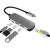 「Cyber​​」ワイヤレス充電 USB 3.0 HUB ドック - 4イン1