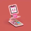 「Chubby」折りたたみ漫画携帯電話ホルダー - ピンク