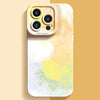 「カラフルな水彩画」シリコン製フルカバーバンパー保護iPhoneケース - T3
